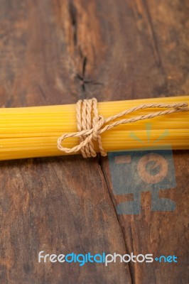 Italian Pasta Spaghetti Stock Photo