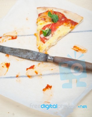 Italian Pizza Margherita Stock Photo