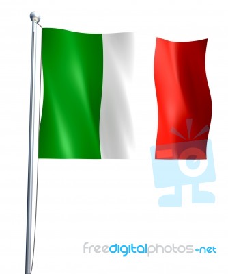 Italy Flag Stock Image