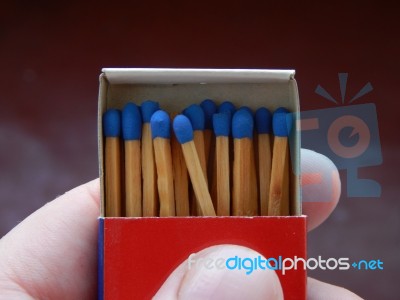 Items For Smoking Pipes And Cigarettes, Lighters, Matches  Stock Photo