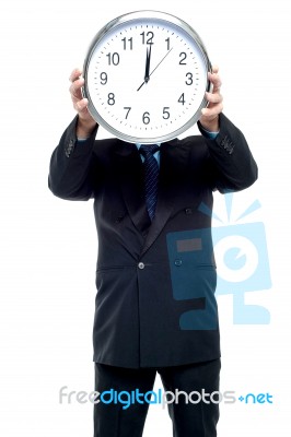 Its 00 Hours. Start Of A New Positive Day Stock Photo