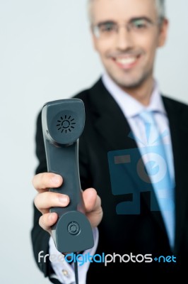 Its An Important Business Call For You Stock Photo