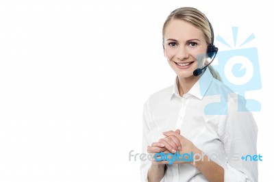 Its My Pleasure To Serve You ! Stock Photo