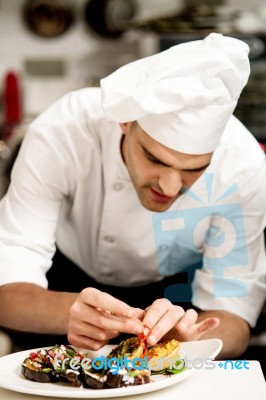 It's New Generation Of Dish Stock Photo