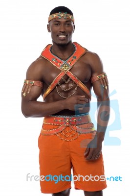 It's Our Traditional Clothing For Samba Stock Photo