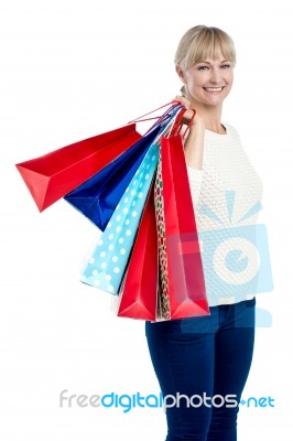 Its Shopping Time Stock Photo