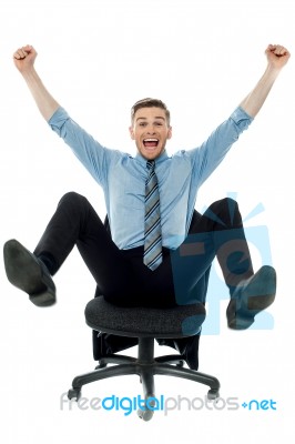 It's Time To Celebrate. Yippee! Stock Photo