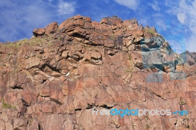 Jagged Rocks Stock Photo