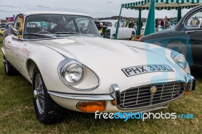 Jaguar Xk-e Stock Photo