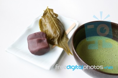 Japanese Cake Stock Photo