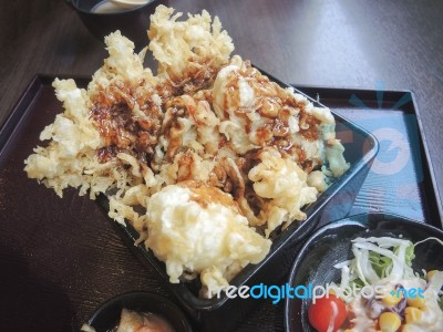 Japanese Food - Tempura Stock Photo