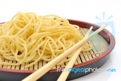 Japanese Food Udon Stock Photo