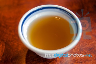 Japanese Hot Tea Stock Photo