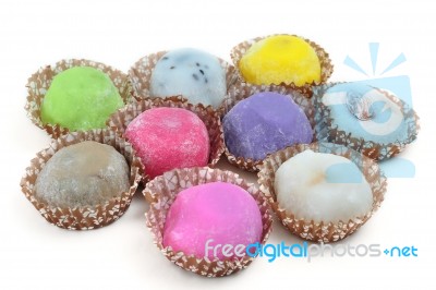 Japanese Mochi Stock Photo