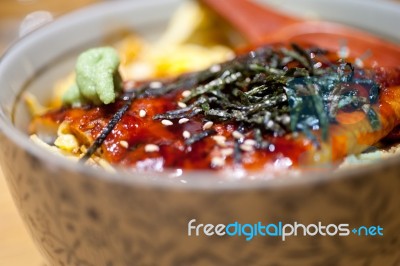 Japanese Ramen Noodles Stock Photo