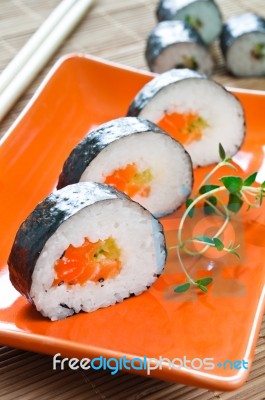 Japanese Sushi Stock Photo