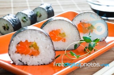 Japanese Sushi Stock Photo