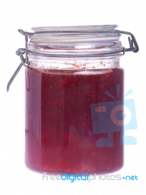 Jar Of Marmalade Stock Photo