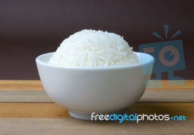 Jasmine Rice Stock Photo