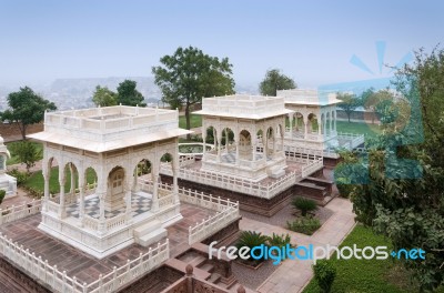 Jaswant Thada Rajah Memorial In Jodhpur Stock Photo