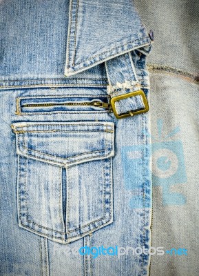 Jean Jacket Stock Photo