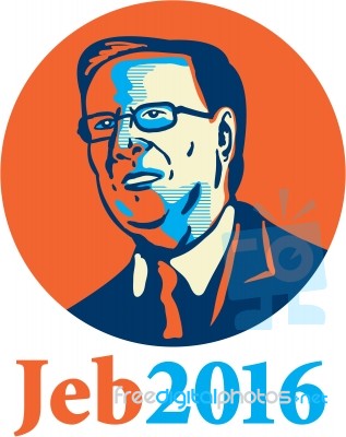 Jeb 2016 President Republican Stock Image