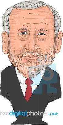 Jeremy Corbyn Mp Labour Party Leader United Kingdom Stock Image