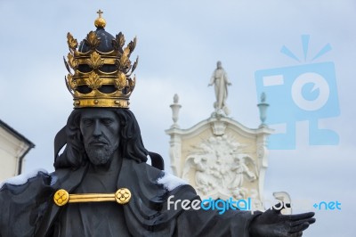 Jesus Statue From Jasna Gora Monastery Stock Photo