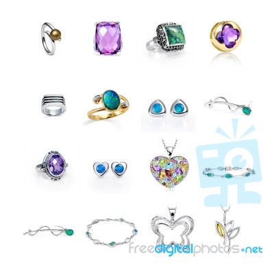 Jewel Designs Stock Photo