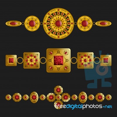 Jewelry Ornaments Stock Image