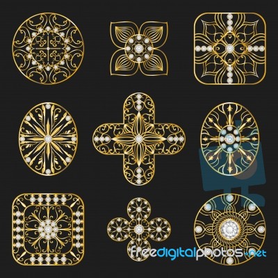 Jewelry Ornaments Stock Image