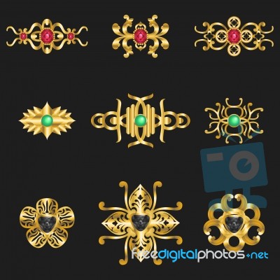 Jewelry Ornaments Stock Image