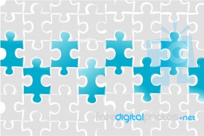 Jigsaw Puzzle Stock Image