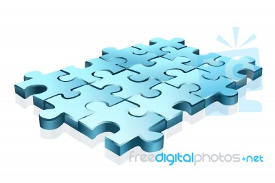 Jigzaw Puzzle Stock Image