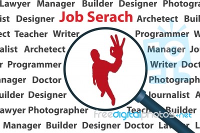 Job Search Stock Image