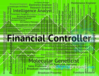 Job Word Representing Finance Earnings And Controllers Stock Image