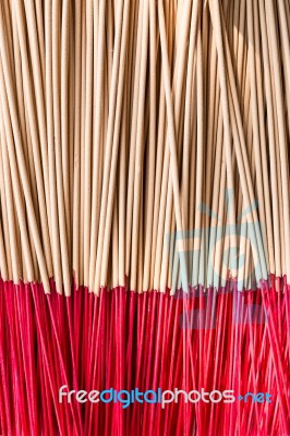 Joss Sticks Use For Respect The Image Of Sacred In Asia Stock Photo