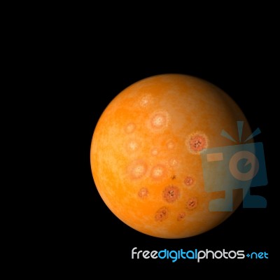 Jupiter Moon Io Stock Image