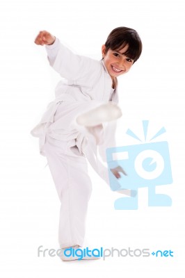 Karate Kid Stock Photo