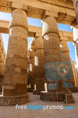 Karnak Temple, Luxor, Egypt Stock Photo