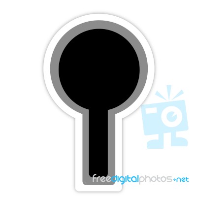 Key Hole Stock Image