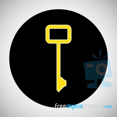 Key Icon Stock Image