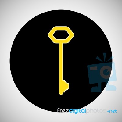 Key Icon Stock Image