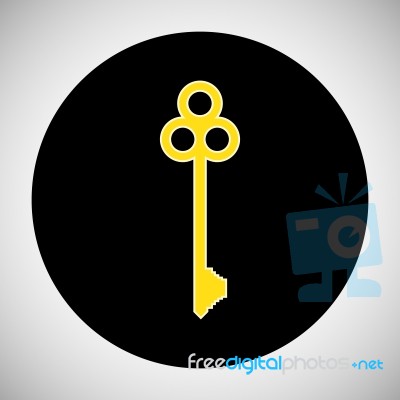 Key Icon Stock Image