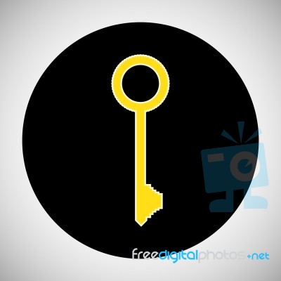 Key Icon Stock Image