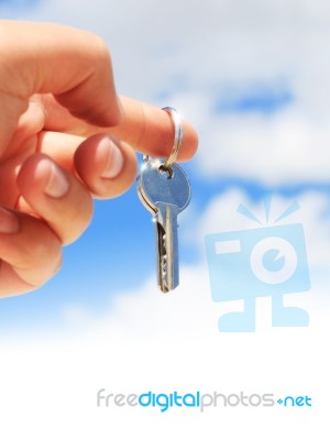 Key In Hand Stock Photo