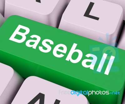 Key Means Game Played With Bat Ball
 Stock Image