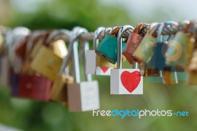 Key Of Heart Love Stock Photo