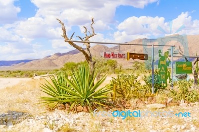 Khomas Highland Landscape Near Solitaire In Namibia Stock Photo