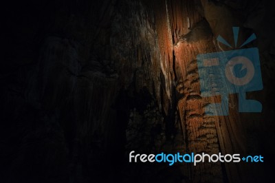 King Soloman Cave In Mole Creek, Tasmania Stock Photo